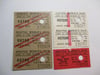 VERY SCARCE GROUP OF CONCESSION TICKETS FROM THE 1962 SEATTLE WORLD'S FAIR