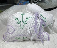 Image 1 of Vintage Purple Patchwork Bunny 