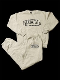 NOMYL Sport Grey University font Jogger set
