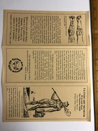 Image 4 of Tattoo Art Museum pamphlet 1970’s Lyle Tuttle 
