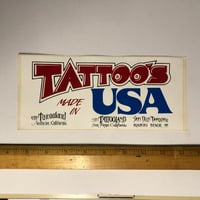 Image 1 of Jack Rudy Good Time Charlie 1990’s Large sticker Tattoo’s Made In USA 