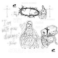Image 2 of Jesus t shirt by Sean Sassu 
