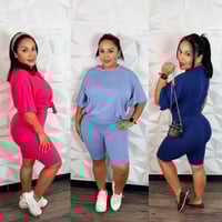 Image 2 of 5 Colors  Oversized Chill Set 