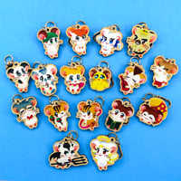 Image 2 of Hamtaro Wooden Charms