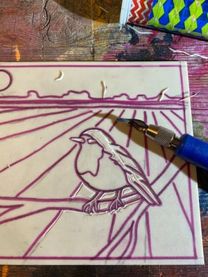 Image of Linoprint Workshop dates 25th April or 12th June  2026