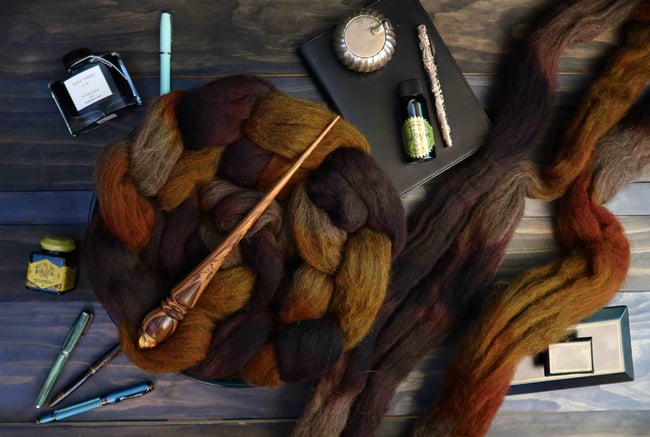 Leatherbound Combed Top - Portugal-grown Fine Wool