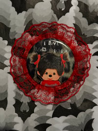 i <3 monchhichi rosette