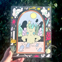 Image 1 of Cat in Water Painting