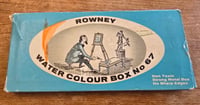 Image 1 of Vintage Rowney Water Colour Box No.7 – Artist Paint Set – Studio Ephemera