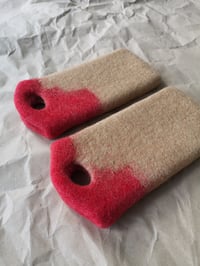 Image 2 of WITH SPLASH felted phone case/ CUSTOM ORDER