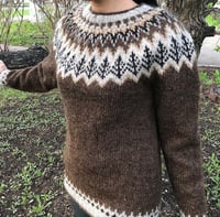 Image 1 of  “Valemon” - Icelandic wool sweater - Acorn heather - Preorder 