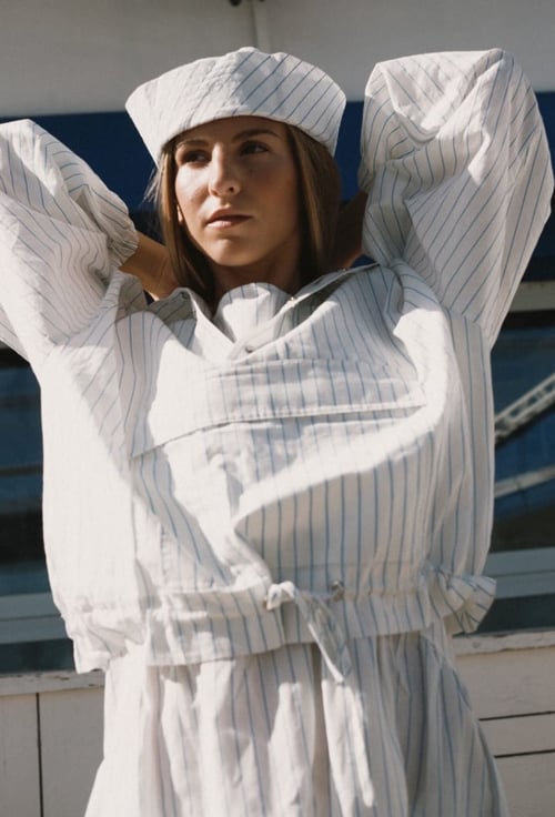 Image of 1-Chaqueta canguro rayas