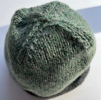 Image 1 of Pure Cashmere Hand Knitted Black Isle Beanie