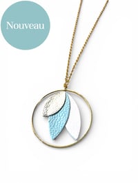 Image 1 of Collier sautoir SALLY bleu