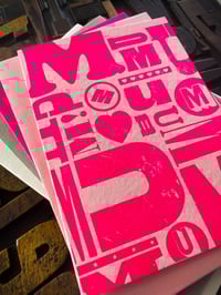 Image 2 of Copy of M-U-M-U-M-U-M | Candy Pink | Mother's Day Letterpress Card