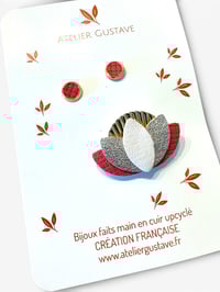 Image 2 of Duo Puces Marie et Broche Corail