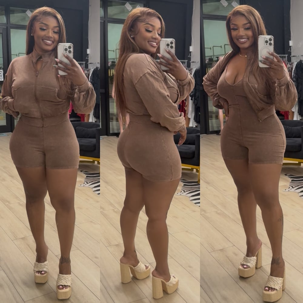 Image of KAYLEE JUMPER SET-mocha