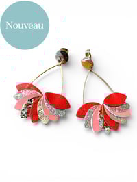 Image 1 of Boucles HELENA CORAIL