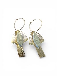 Image 2 of Boucles INDIA or et blanc