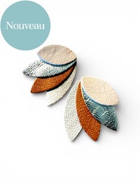 Image 1 of Boucles puces SALLY caramel nude