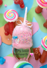 Image 1 of Upside-down Cotton Candy Headpiece 