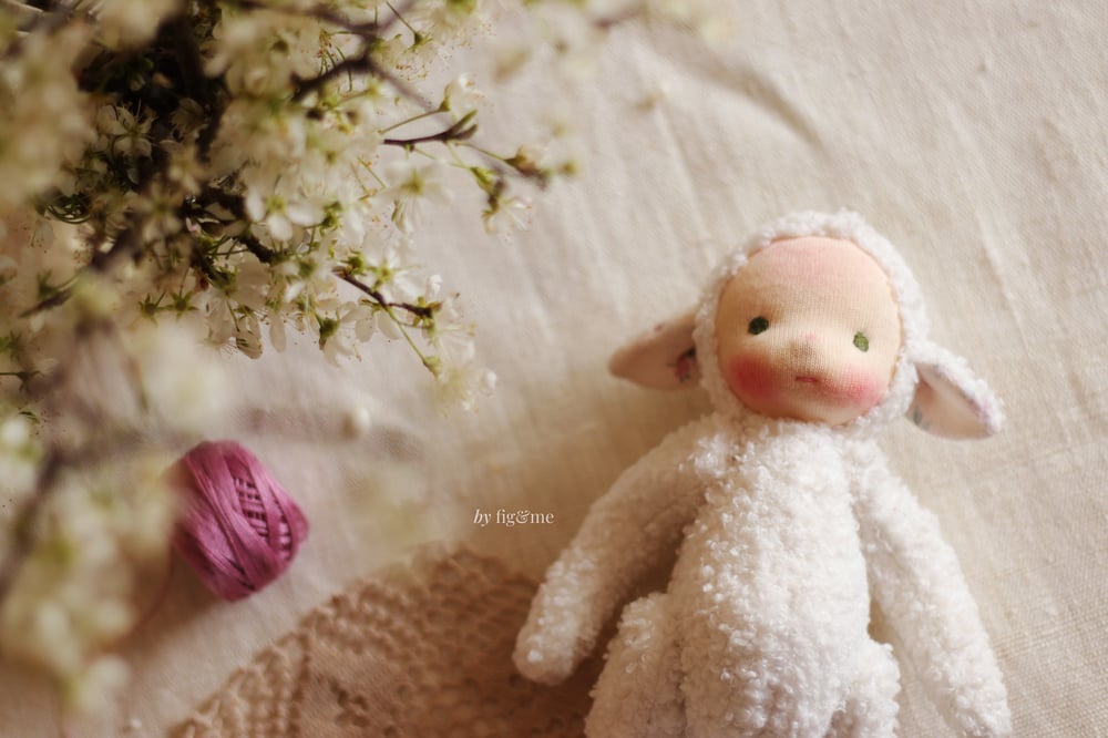 Image of Lamb Art Doll by Fig and Me | Ewenice