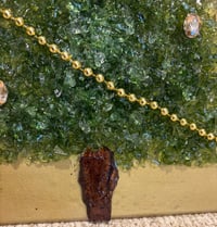 Image 2 of LARGE BROKEN GLASS CHRISTMAS TREE CANVAS ART