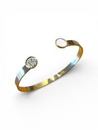 Image 2 of Bracelet JOLLIA blanc or