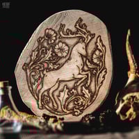 Image 1 of Szarvas pirográfia | Stag woodburning