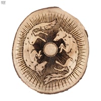 Image 2 of Körforgás pirográfia | Circle woodburning