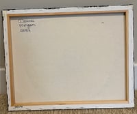 Image 4 of LARGE CANVAS BROKEN GLASS SUNFLOWER WALL ART