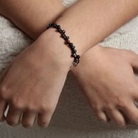 Image 3 of Obsidian Wrap Bracelet
