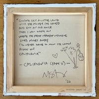 Image 2 of California (Part II) Painting w/Lyrics