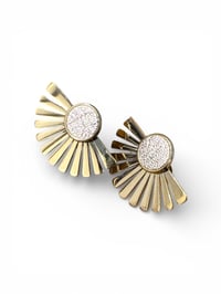 Image 3 of Boucles BILLIE rose pale metal