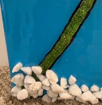 Image 3 of GLITTER SUNFLOWER ON CANVAS