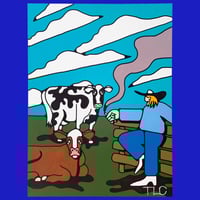 Image 1 of Blazin' & Grazin' Print