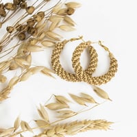 Image 1 of 40mm Hoop Earrings 