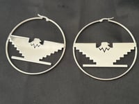 Image 2 of Huelga bird thin hoops 
