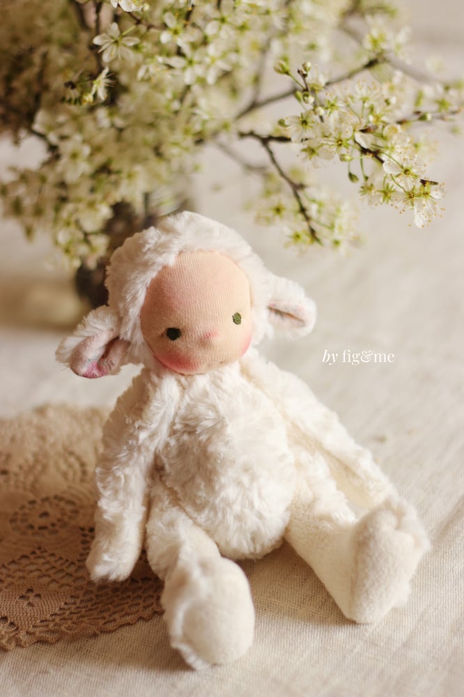 Image of Lamb Art Doll by Fig and Me | Woolford