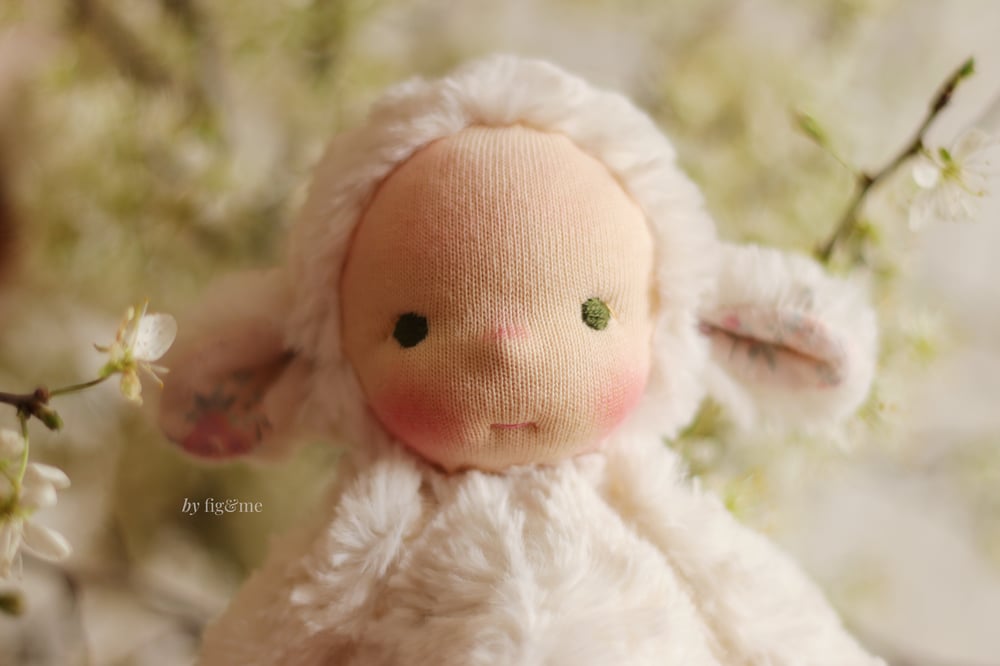Image of Lamb Art Doll by Fig and Me | Woolford