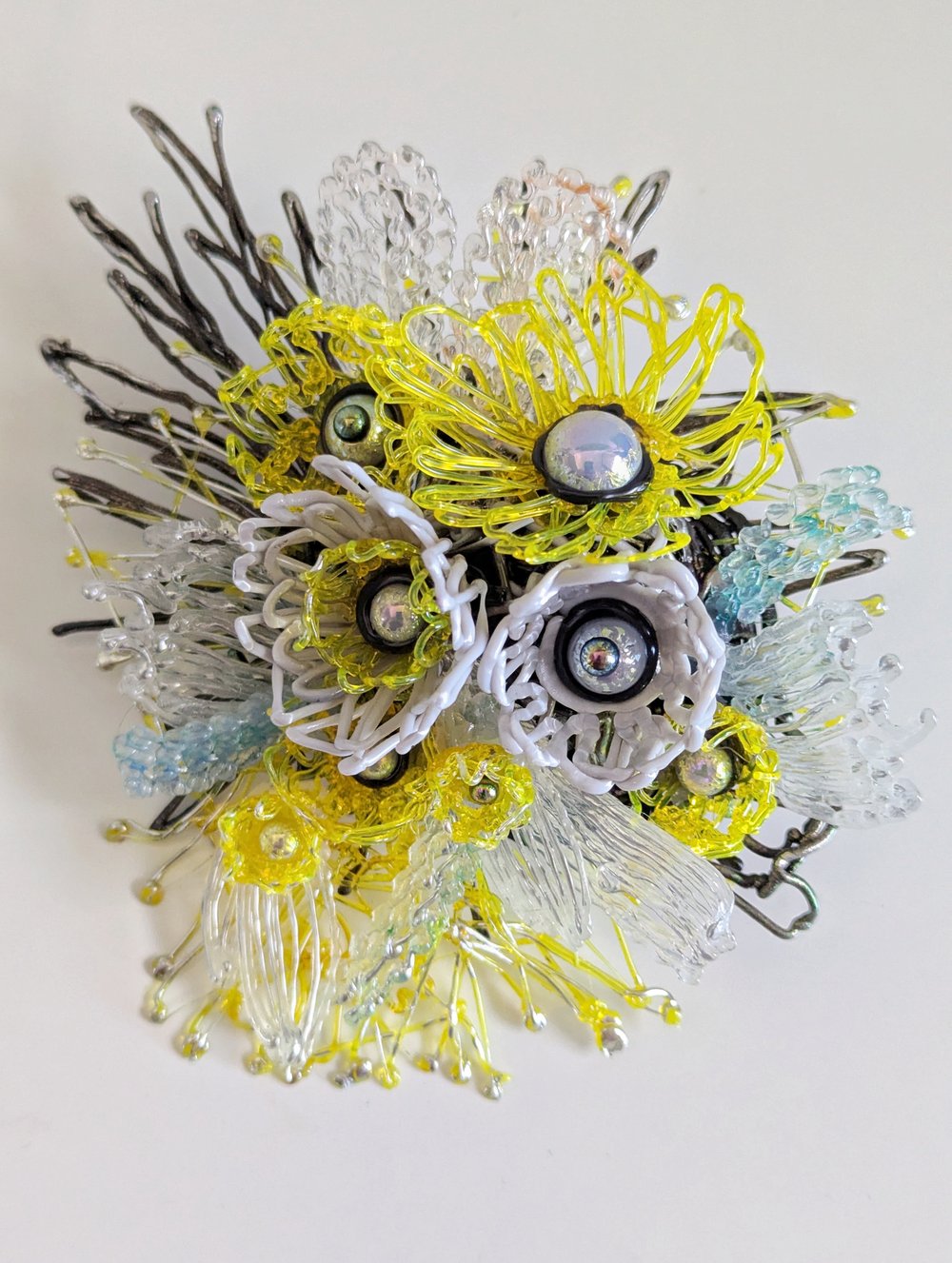 Brooch - Yellow Bouquet 