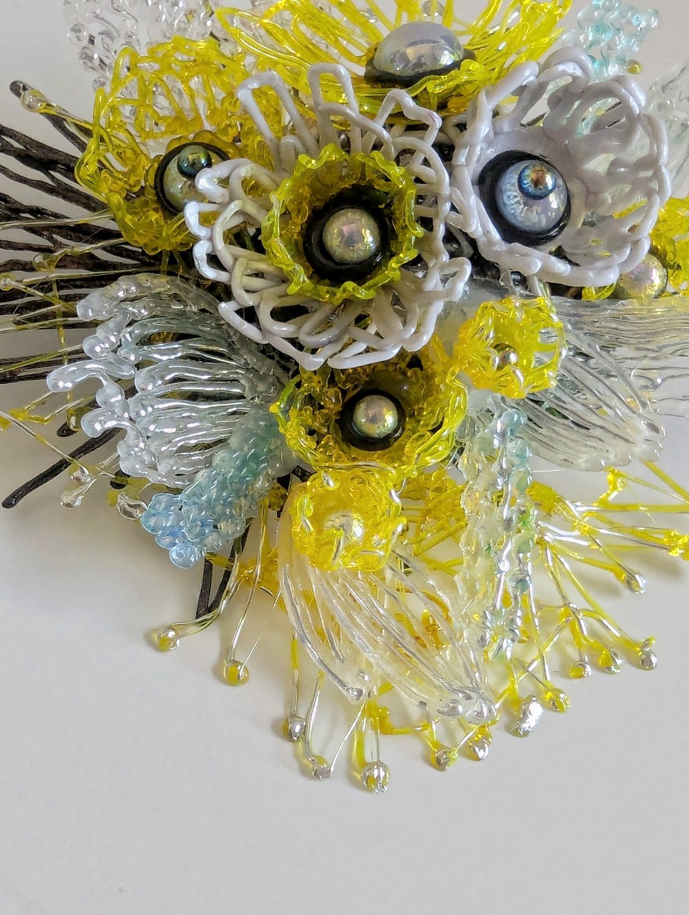 Brooch - Yellow Bouquet 