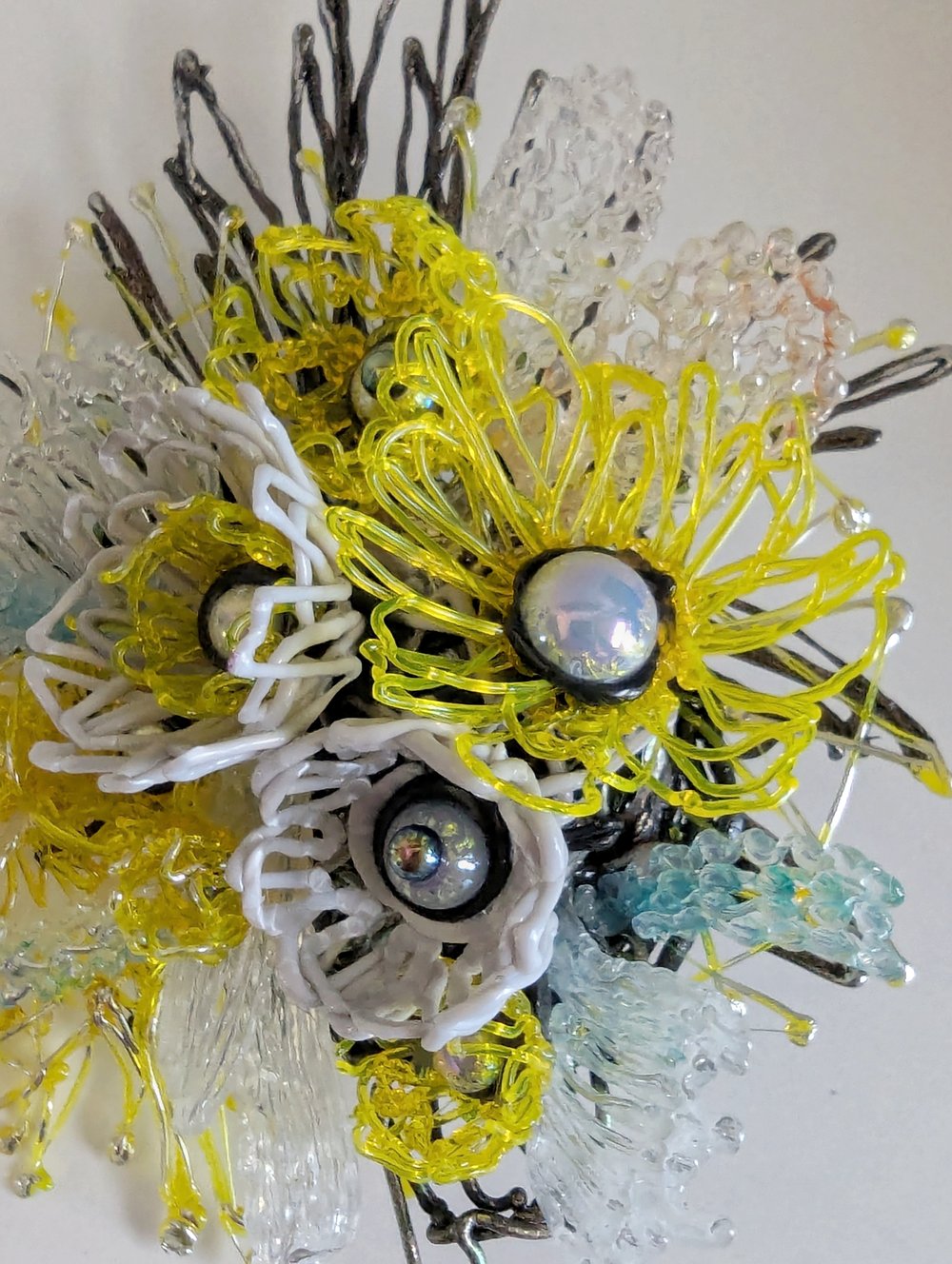 Brooch - Yellow Bouquet 