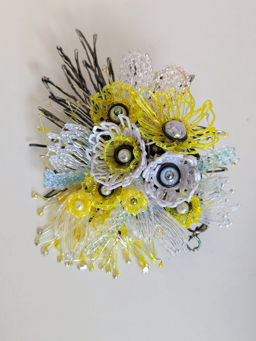 Brooch - Yellow Bouquet 