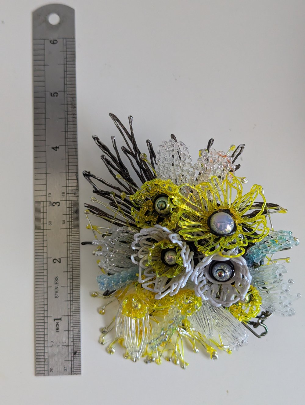 Brooch - Yellow Bouquet 
