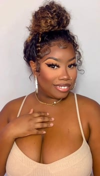 Image 2 of Deep Wave Brown Balayage 360 Lace Wig in 24”