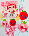 Strawberry Shortcake  - sticker set