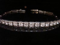 Image 1 of EDWARDIAN 18CT WHITE GOLD BRILLIANT  CUT DIAMOND 2.40ct BRACELET