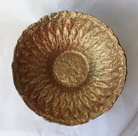 Image 7 of Handmade Black & Gold Bowl – Sculptural Papier-Mache Art Bowl | Luxury Rustic Home Decor