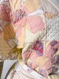Image 4 of Upcycled Cotton Patchwork Wrap Cardigan Coat 
